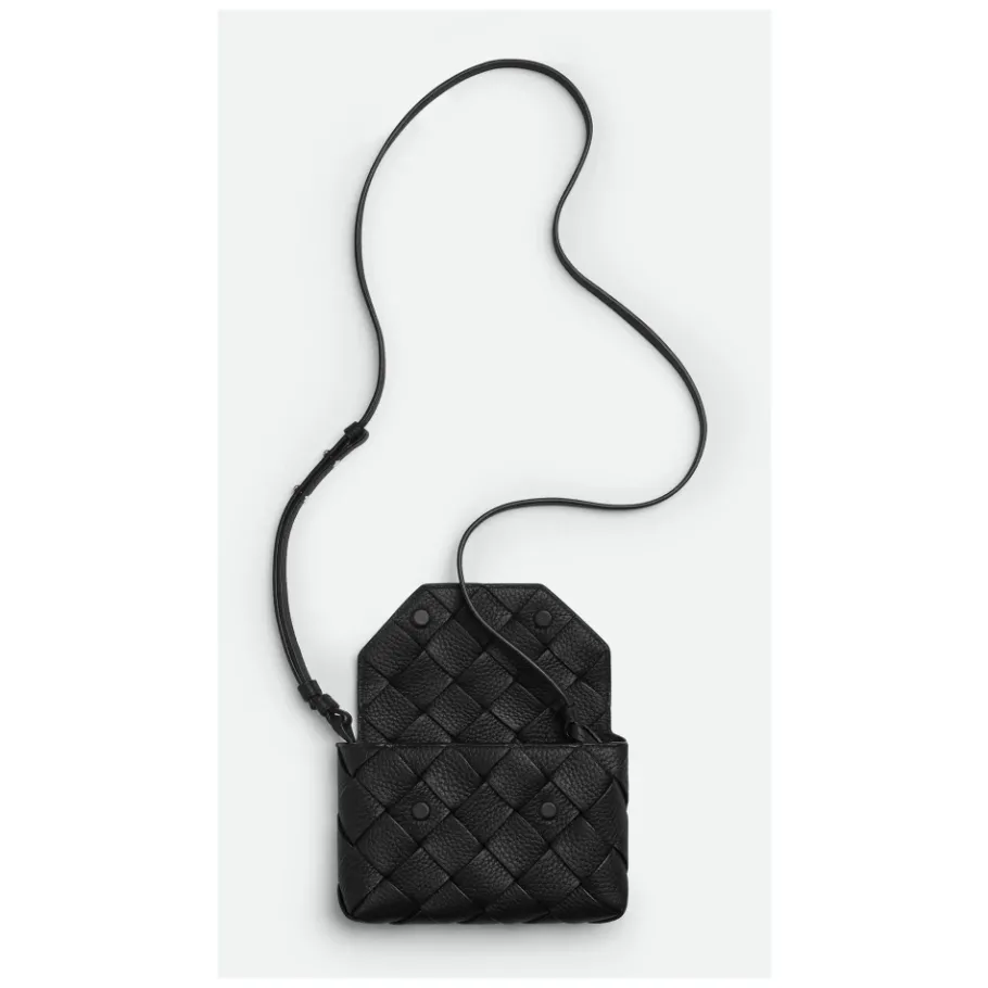 Bottega Veneta Schoudertas van geweven leer-Heren Tassen