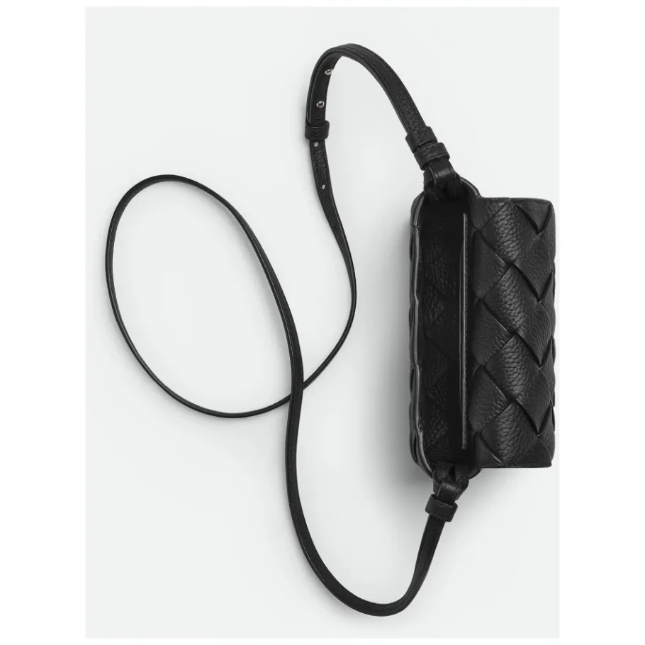 Bottega Veneta Schoudertas van geweven leer-Heren Tassen