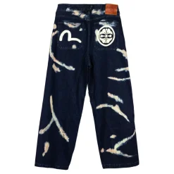 Evisu Seagull Jeans met Tie-Dye Print-Heren Jeans