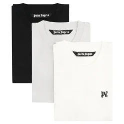 Palm Angels Set van drie T-shirts met ronde hals van katoen-Heren Shirts
