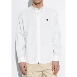 A BATHING APE Shirt met Logo-Heren Overhemden