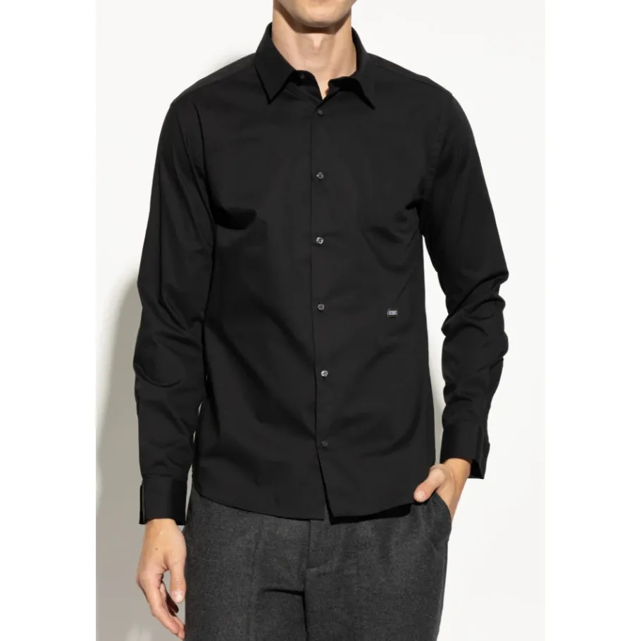 Iceberg Shirt met Logo-Heren Overhemden