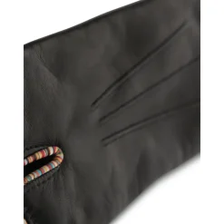 Paul Smith Signature Stripe Leren Handschoenen-Heren Handschoenen