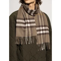Burberry Sjaal met een geruit patroon-Heren Sjaals