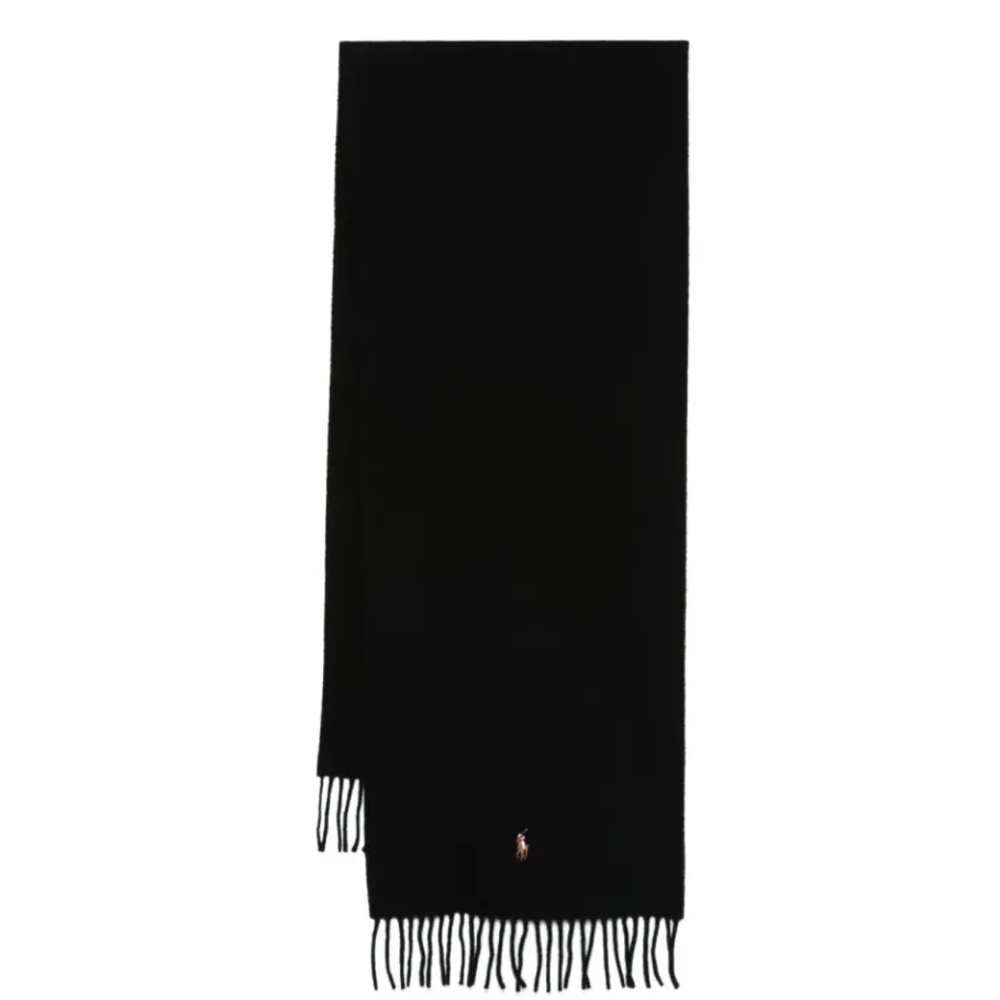 Ralph Lauren Sjaal met franjes in rechthoekig model-Heren Sjaals
