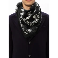Alexander McQueen Sjaal met logo-Heren Sjaals