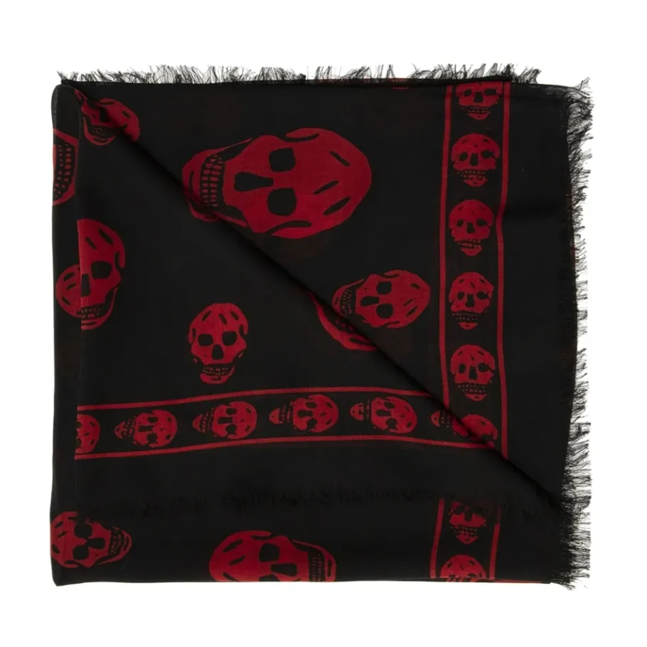 Alexander McQueen Sjaal met logo-Heren Sjaals