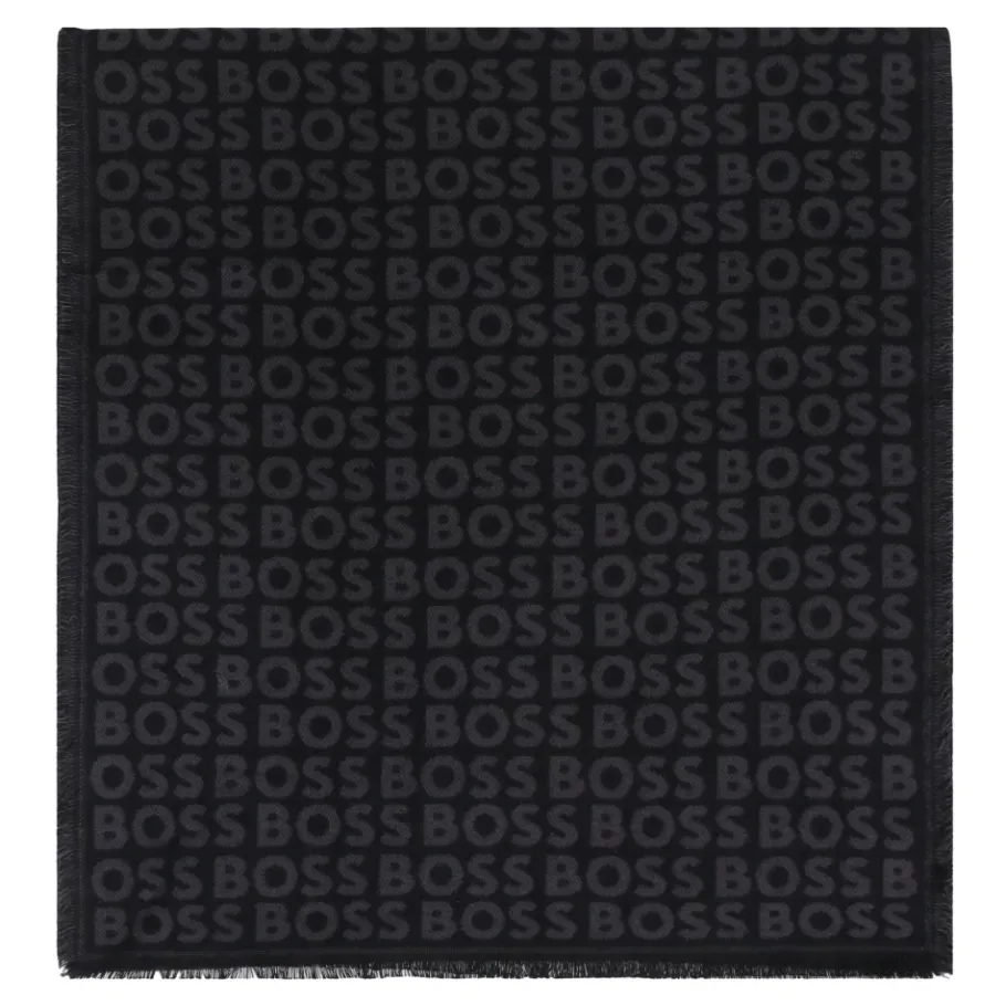 Hugo Sjaal van viscose jacquard-Heren Sjaals