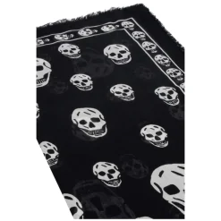 Alexander McQueen Skull Print Sjaal-Heren Sjaals