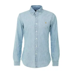 Polo Ralph Lauren Slim Fit Chambray Overhemd-Heren Overhemden
