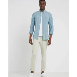 Polo Ralph Lauren Slim Fit Chambray Overhemd-Heren Overhemden