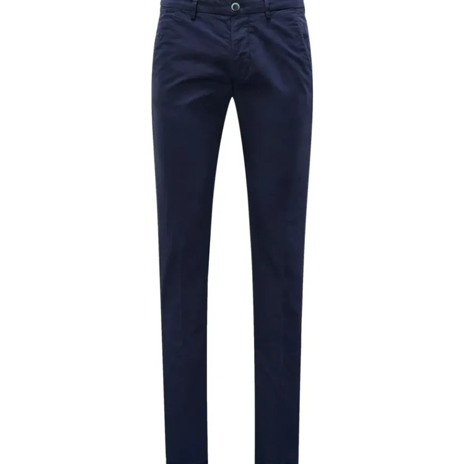 Mason's Slim Fit Navy Blue Chino Broek-Heren Broeken