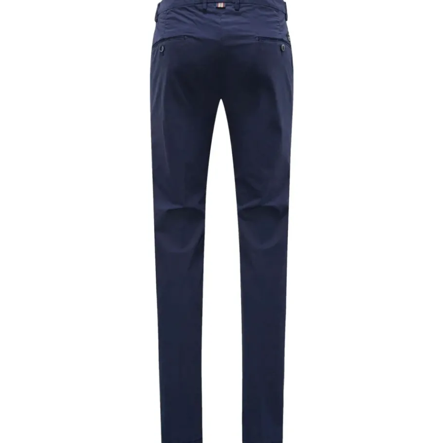 Mason's Slim Fit Navy Blue Chino Broek-Heren Broeken