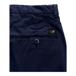 Mason's Slim Fit Navy Blue Chino Broek-Heren Broeken