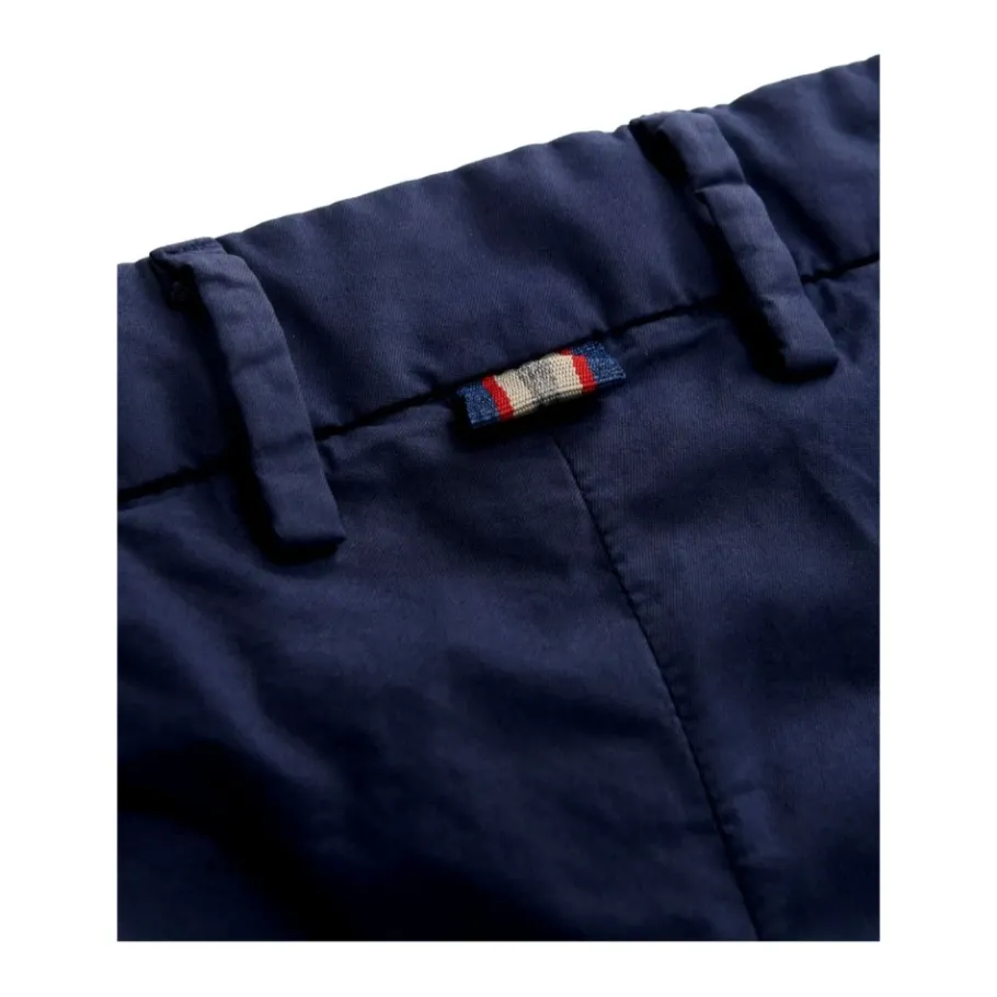 Mason's Slim Fit Navy Blue Chino Broek-Heren Broeken