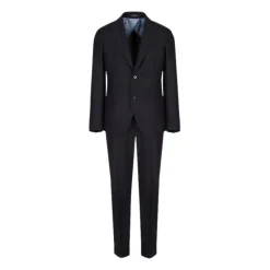 Emporio Armani Slim Fit Single Breasted Wollen Pak-Heren Kostuums