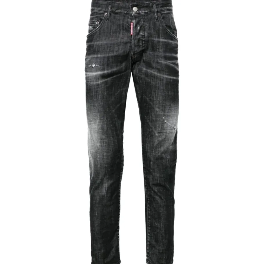 Dsquared2 Slim Fit Stretch Katoenen Jeans-Heren Jeans