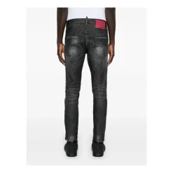 Dsquared2 Slim Fit Stretch Katoenen Jeans-Heren Jeans