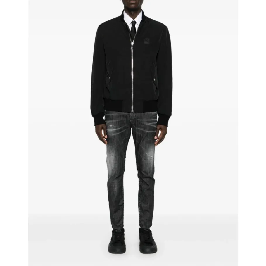 Dsquared2 Slim Fit Stretch Katoenen Jeans-Heren Jeans