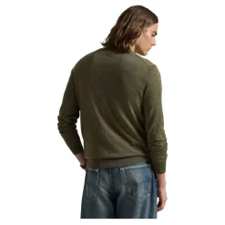Ralph Lauren Slim Fit Wasbare Wollen Crewneck Trui-Heren Truien & Vesten