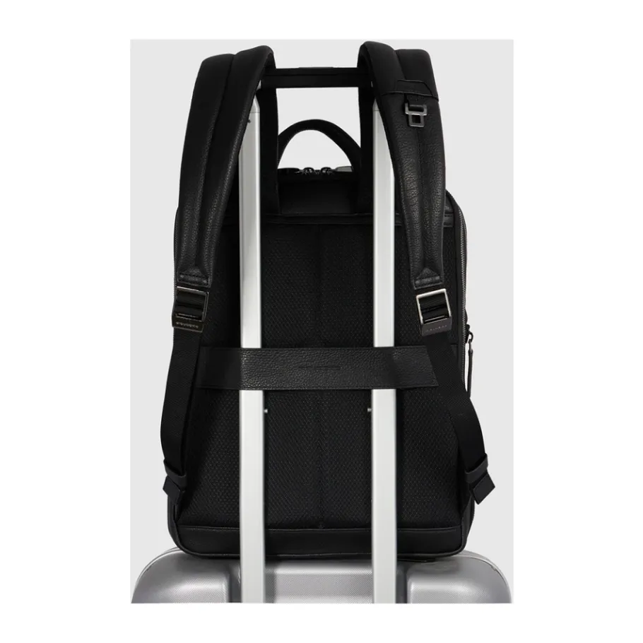 Piquadro Slim laptop backpack 14-Heren Rugzakken|Tassen