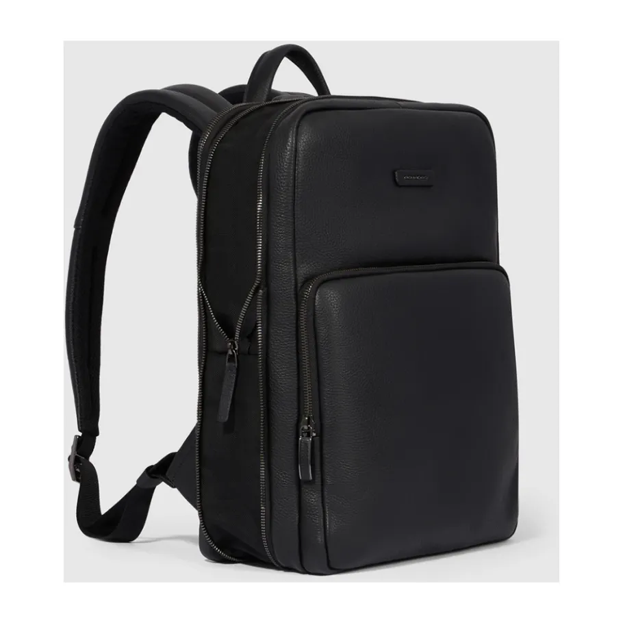 Piquadro Slim laptop backpack 14-Heren Rugzakken|Tassen