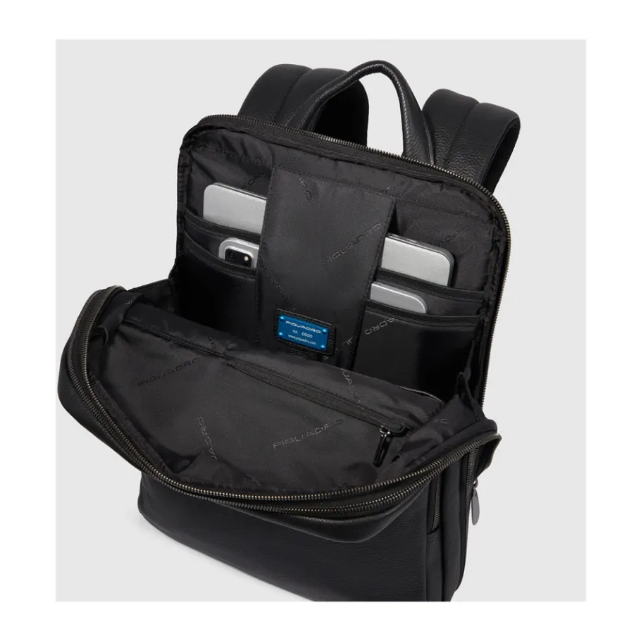 Piquadro Slim laptop backpack 14-Heren Rugzakken|Tassen