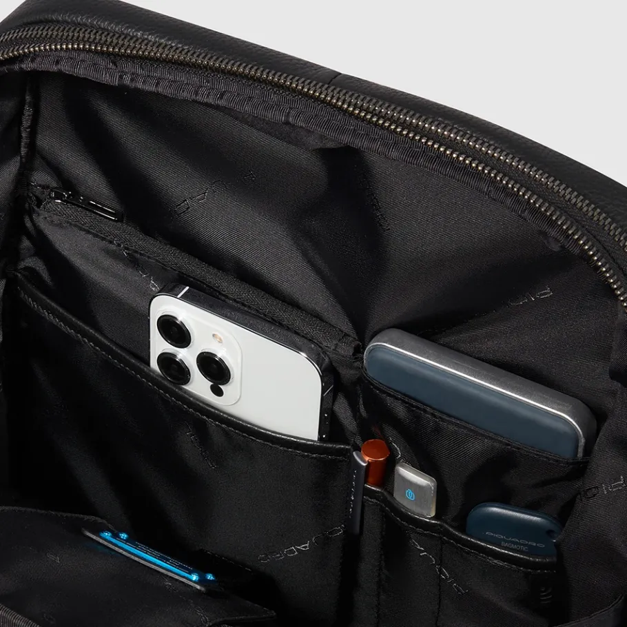 Piquadro Slim laptop backpack 14-Heren Rugzakken|Tassen