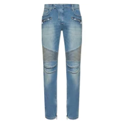 Balmain Slim-fit biker jeans-Heren Jeans