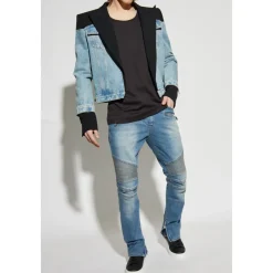 Balmain Slim-fit biker jeans-Heren Jeans