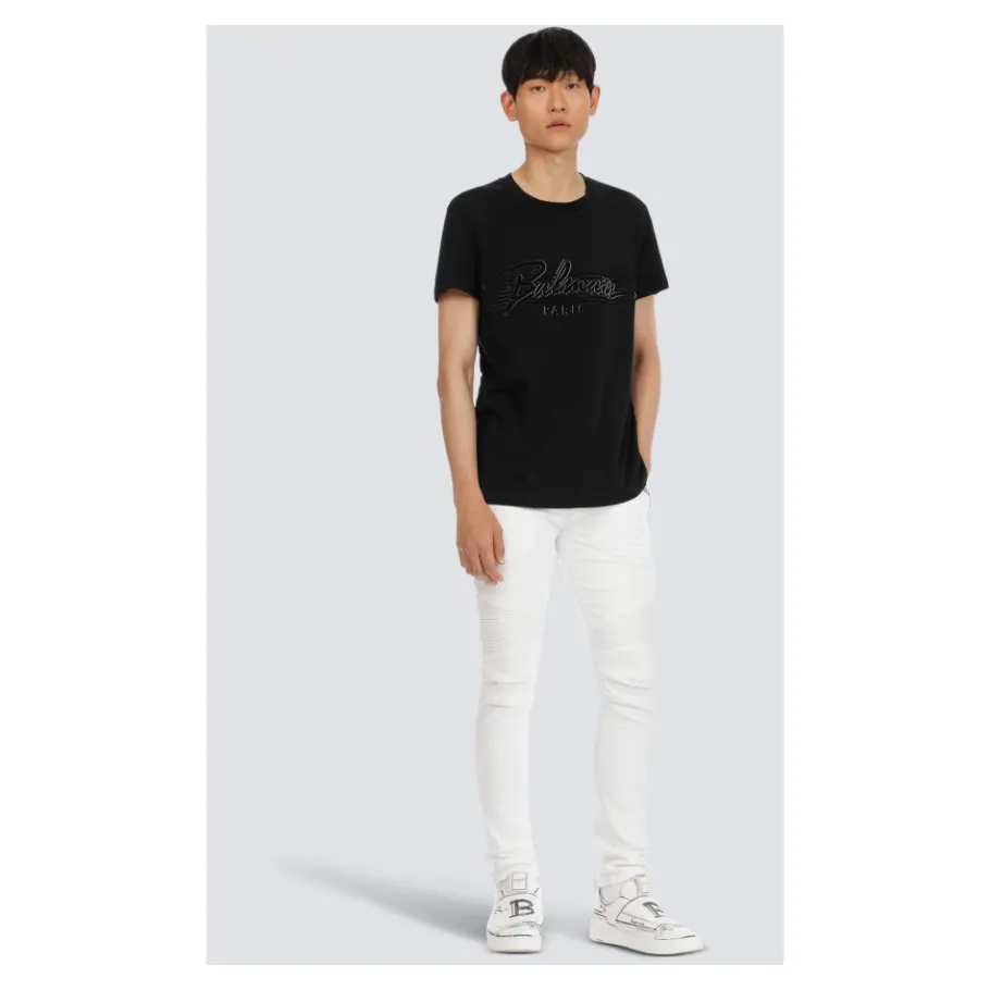 Balmain Slim-fit katoenen jeans-Heren Jeans