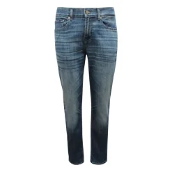 7 For All Mankind Slimmy Slim Straight Broek Licht-Heren Jeans