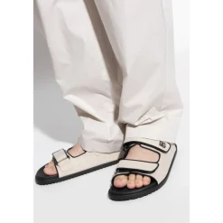 Dolce & Gabbana Slippers met een logo-vormige applicatie-Heren Slippers