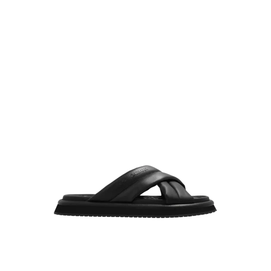 Dolce & Gabbana Slippers met logo-Heren Slippers