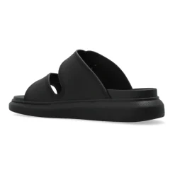 Alexander McQueen Slippers met logo-Heren Slippers
