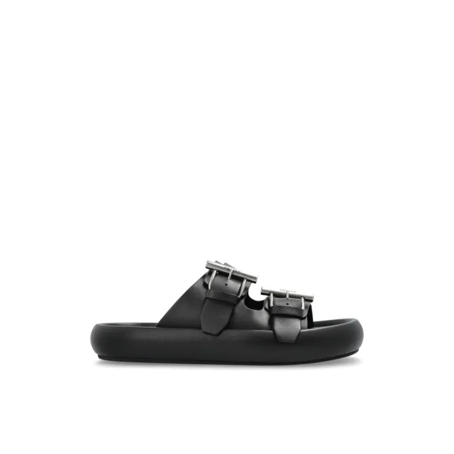 Alexander McQueen Slippers met logo-Heren Slippers