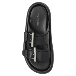 Alexander McQueen Slippers met logo-Heren Slippers