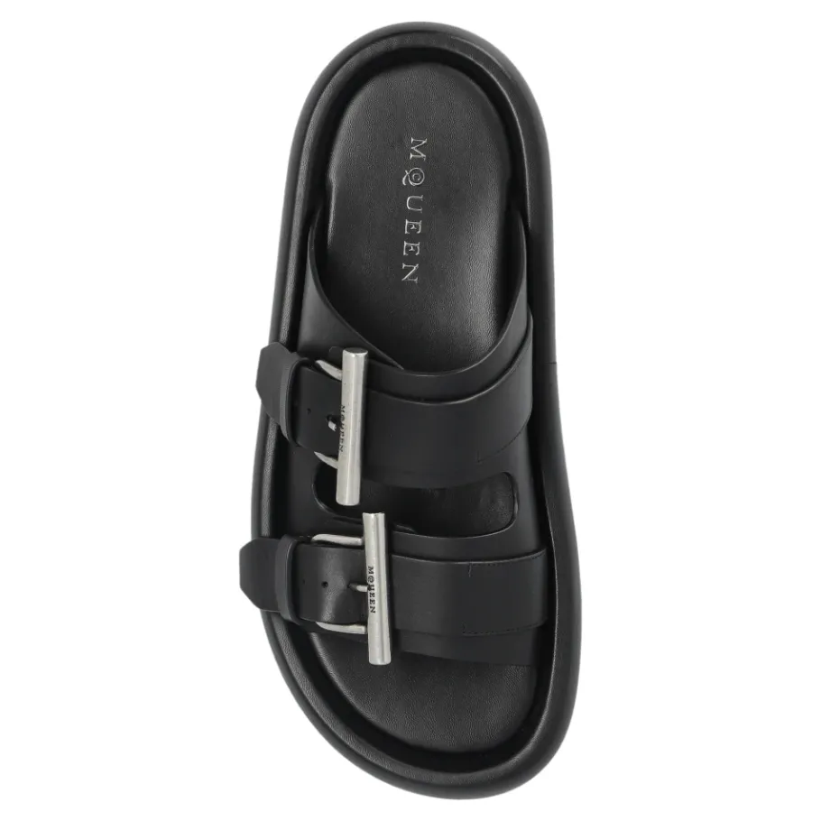 Alexander McQueen Slippers met logo-Heren Slippers
