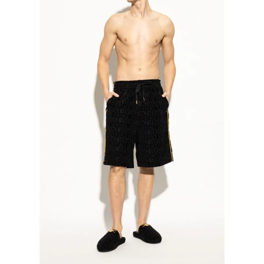 Versace Sloffen met logo-Heren Pantoffels