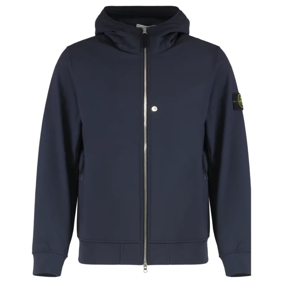 Stone Island Soft Shell-R Hooded Jacket-Heren Truien & Vesten