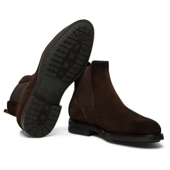 Santoni Soft Suede Chelsea Boot-Heren Laarzen