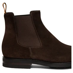 Santoni Soft Suede Chelsea Boot-Heren Laarzen