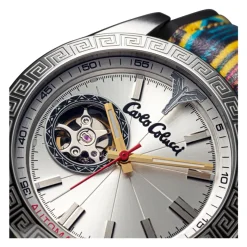 Carlo Colucci Sportief roestvrijstalen horloge met siliconen band-Heren Horloges