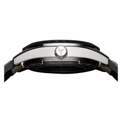 Carlo Colucci Sportief roestvrijstalen horloge met siliconen band-Heren Horloges