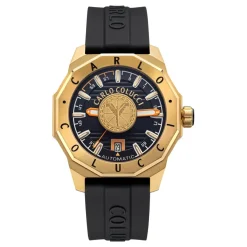 Carlo Colucci Sportief roestvrijstalen horloge met siliconen band-Heren Horloges