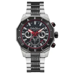 Carlo Colucci Sportief Roestvrijstalen Horloge met Chronograaf-Heren Horloges