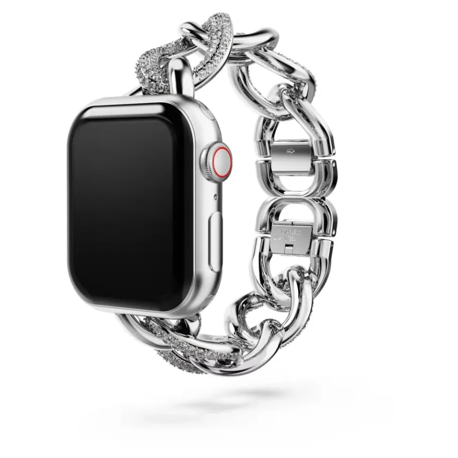 Swarovski Sprankelende Kettingband-Heren Horloges