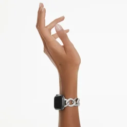 Swarovski Sprankelende Kettingband-Heren Horloges