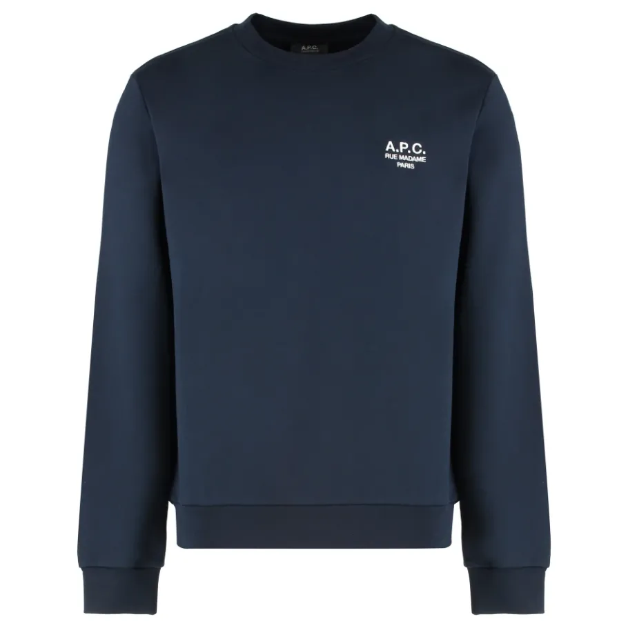 A.P.C. Standard Rue Madame Katoenen Sweatshirt met Ronde Hals-Heren Truien & Vesten