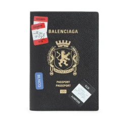 Balenciaga Sticker Paspoorthoes-Heren Portefeuilles